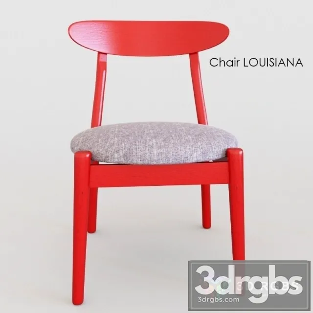 Louisiana Stellar Works Chair 3D Model Free