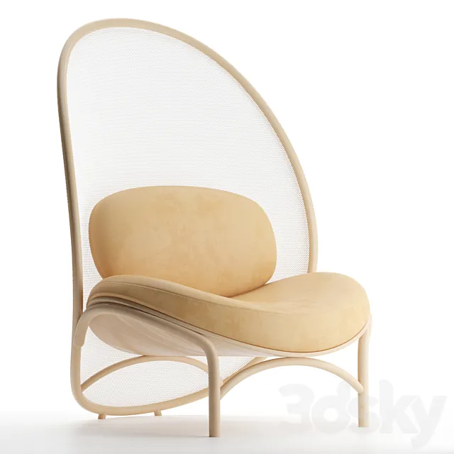 Lounge Chair Chips 3D Model