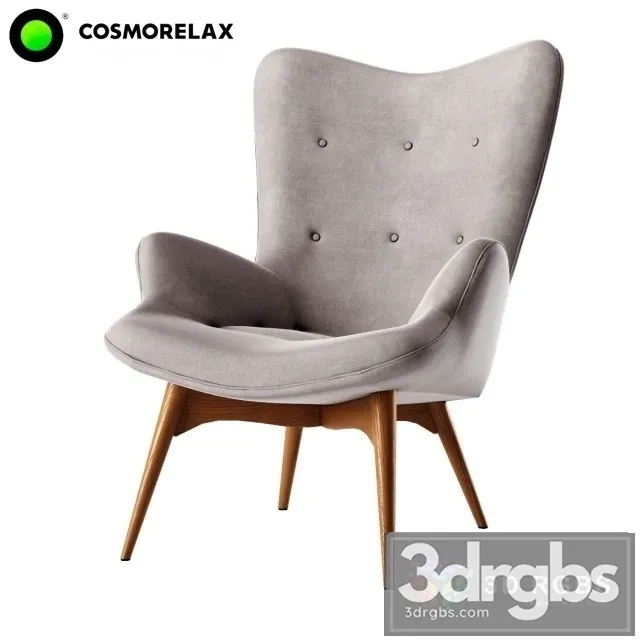 Lounge Chair Contour 3D Model Free