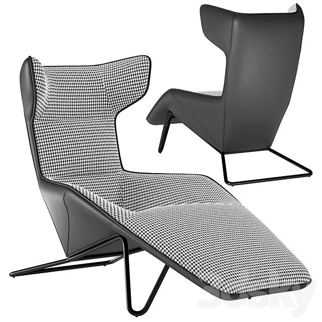 Lounge chair Granada 3D Model