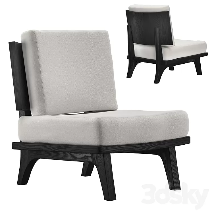 Lounge Chair Hestia 3D Model Free