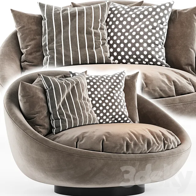 Lounge Chairs Lacoon 3D Model