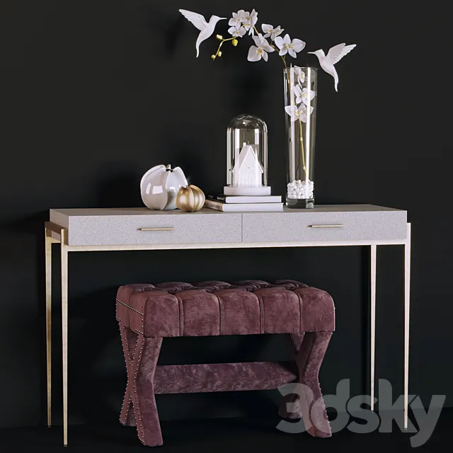 Louvrehome Montgomery Console BD-227400 3DModel