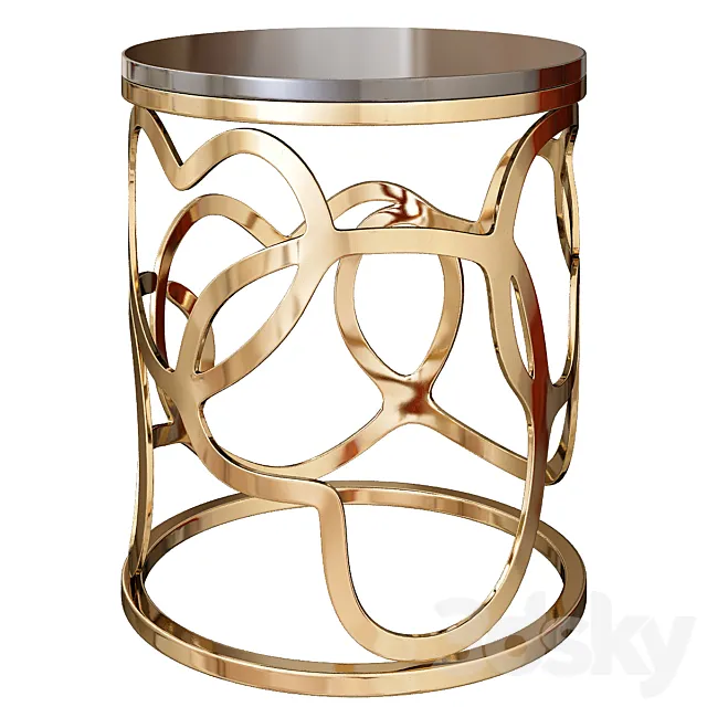 LOVE Side Table titre 3DModel