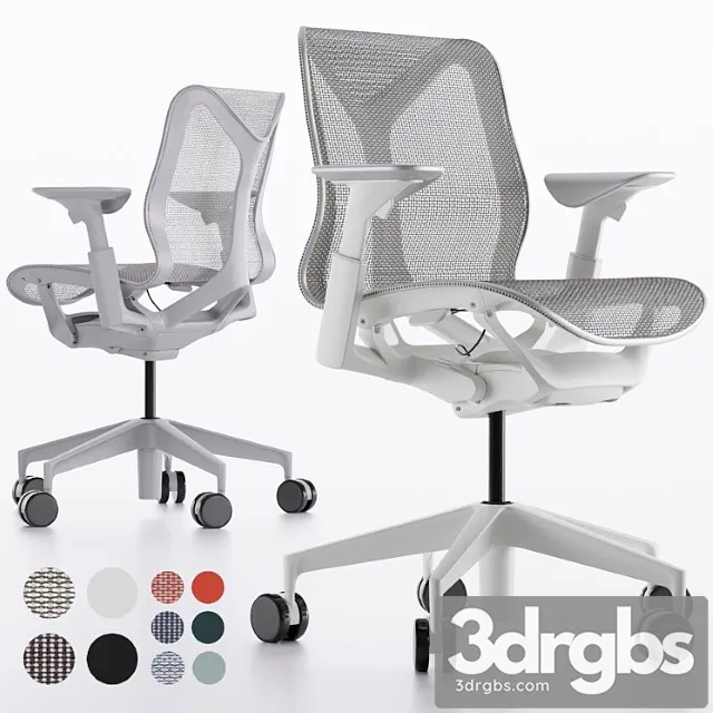 Low-back cosm chair by herman miller 2 3D Model Free