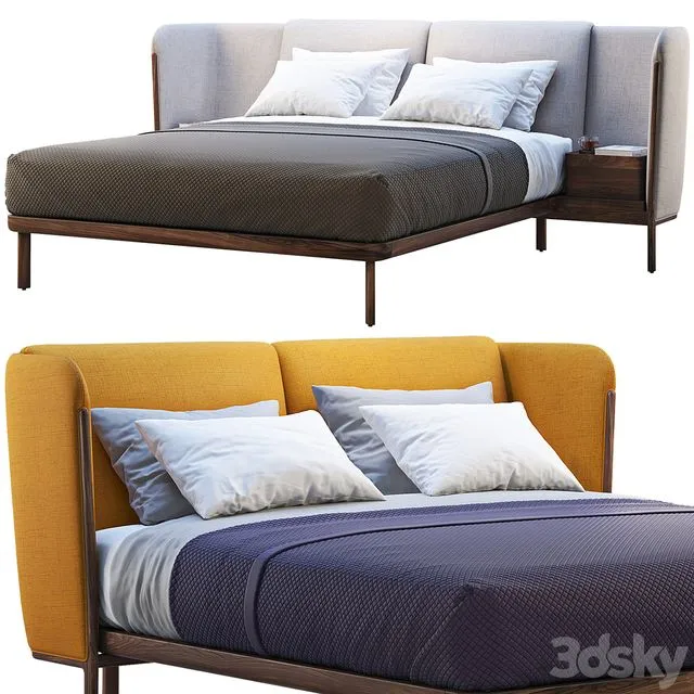 Low dubois bed 3D Model
