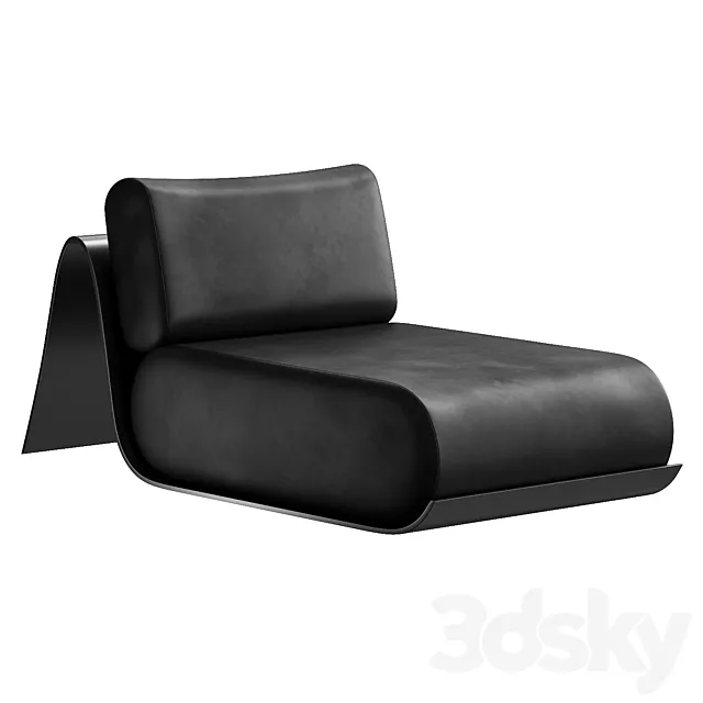 Low easy chair 3D Model