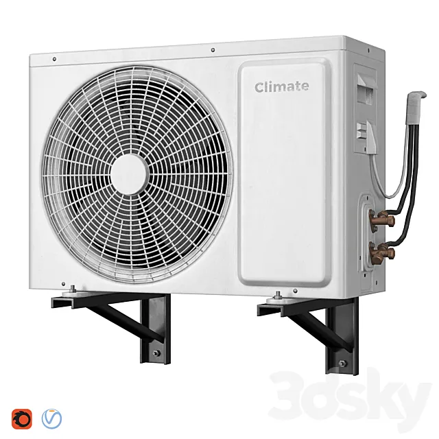 Low Poly Conditioner 3D Model