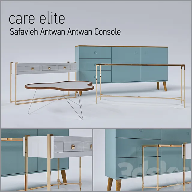 Low polygonal consoles 3DModel