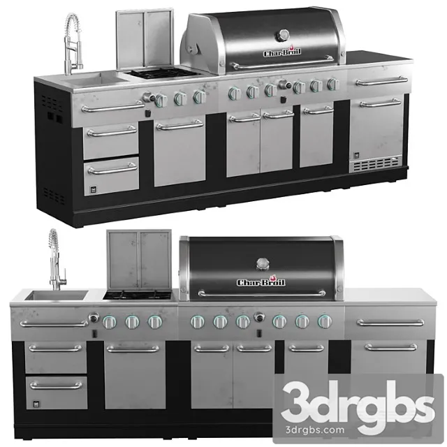 Lowes outdoor kitchen 3D Model Free