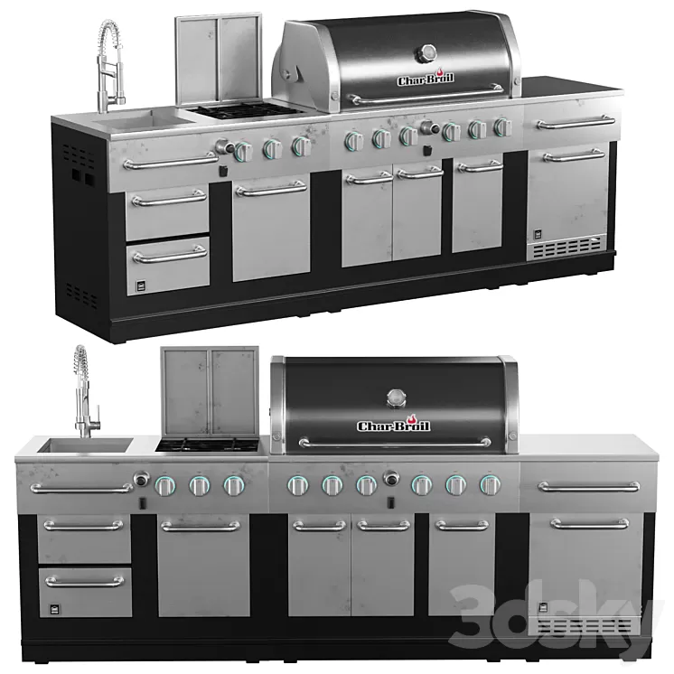 lowes outdoor kitchen 3D Model