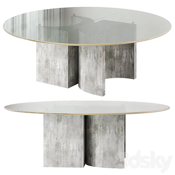 LS09 Table by Luca Stefano 3D Model Free Download