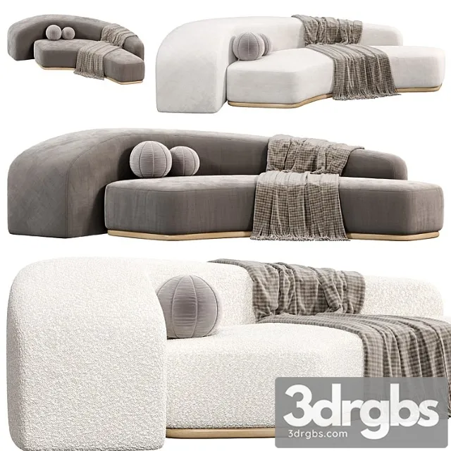 Ls28b Daybed Sofa By Luca Stefano Divany 2 3D Model Free