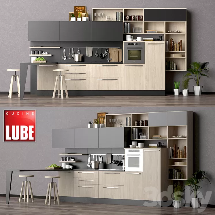 LUBE_CUCINE kitchen 3D Model