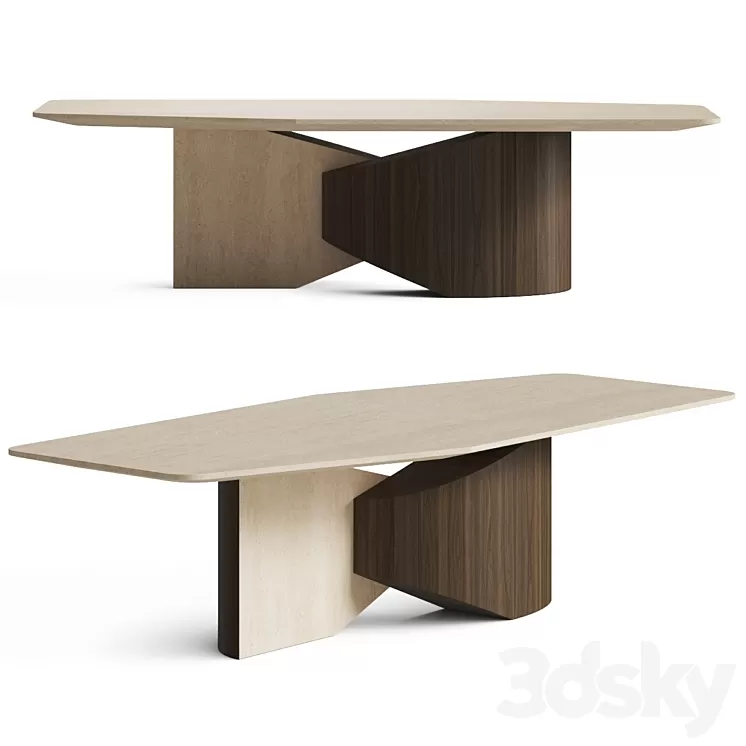 Luca Stefano Ls26 Dining Table 3D Model