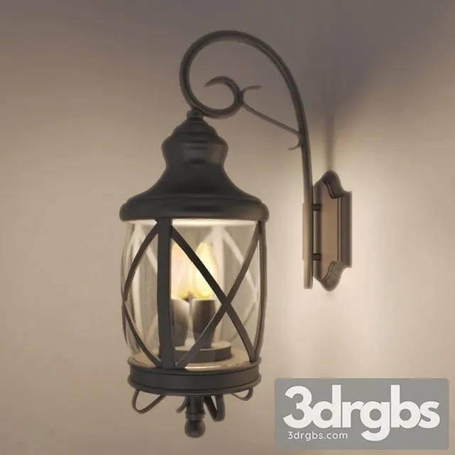 Lucande Marcellino Outdoor Wall Lamp 3D Model Free
