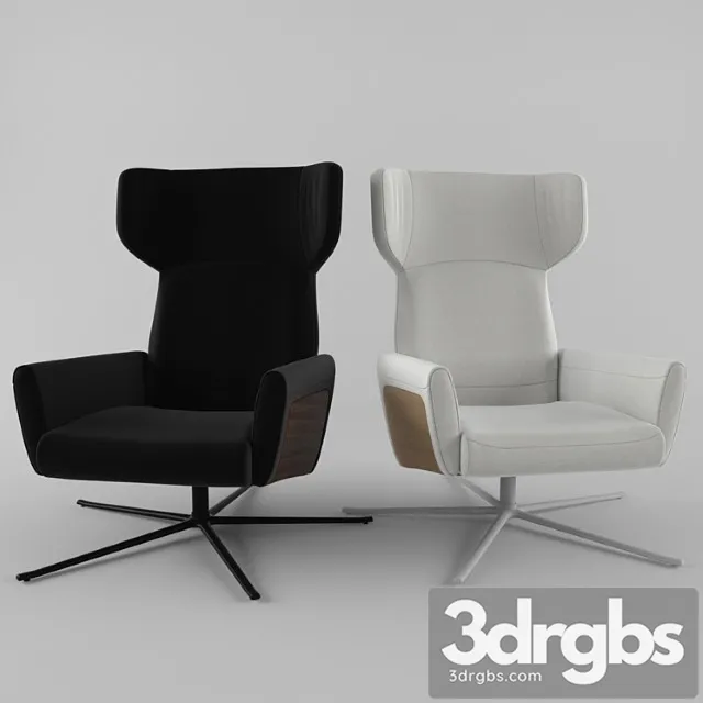 Lucca chair 3D Model Free