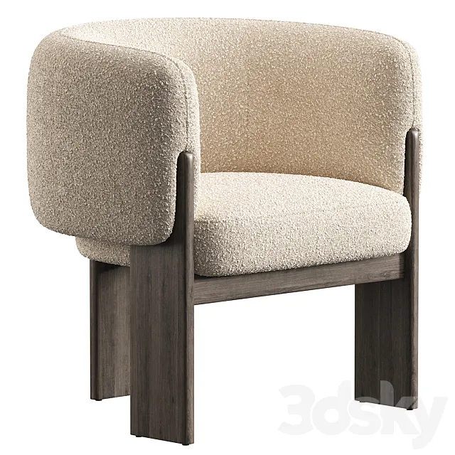 Lucca Dining Chair 3D Model