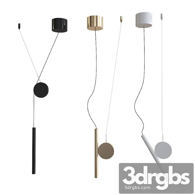 Luceplan Doi Pendant Lamp 3D Model Free