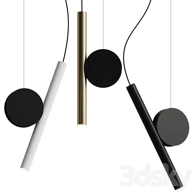 Luceplan Doi Pendant Lamp 3D Model