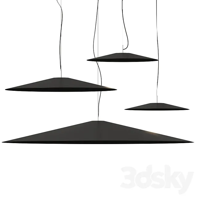 Luceplan Koine Pendant Lamps 3D Model