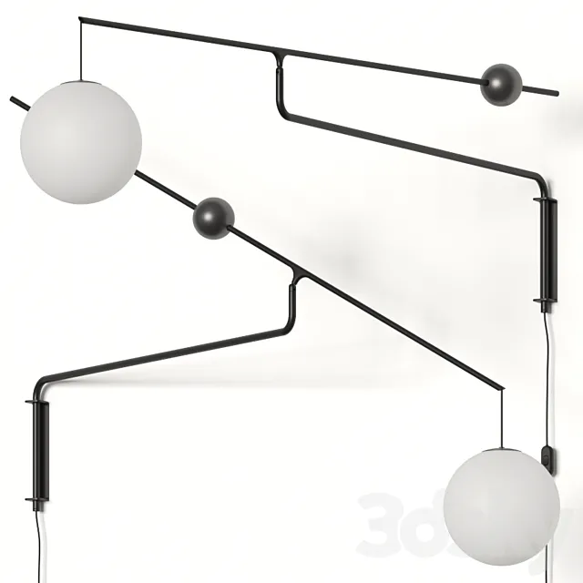 Luceplan Malamata Wall Lamp 3D Model