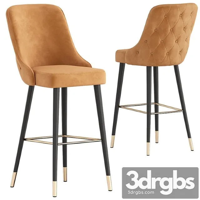 Lucia Bar Stool 3D Model Free