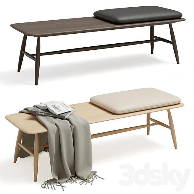 Lucian Ercolani Von Bench with Pad 3DModel