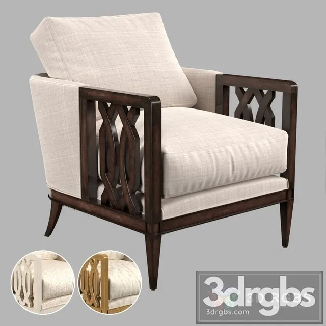 Lucio Club Armchair 3D Model Free