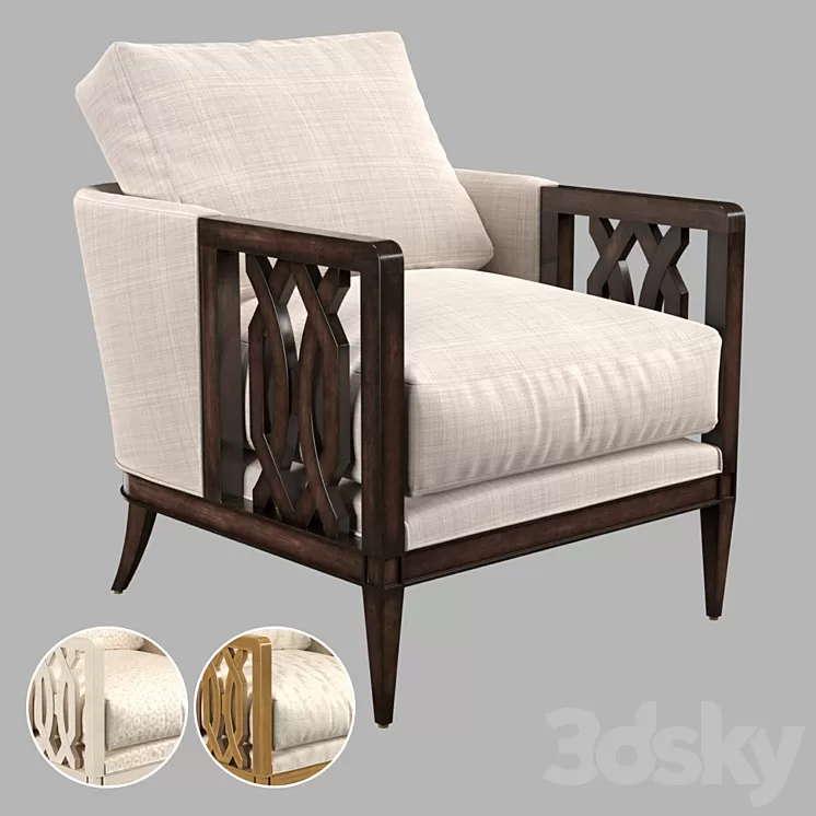 Lucio Club Chair 3D Model