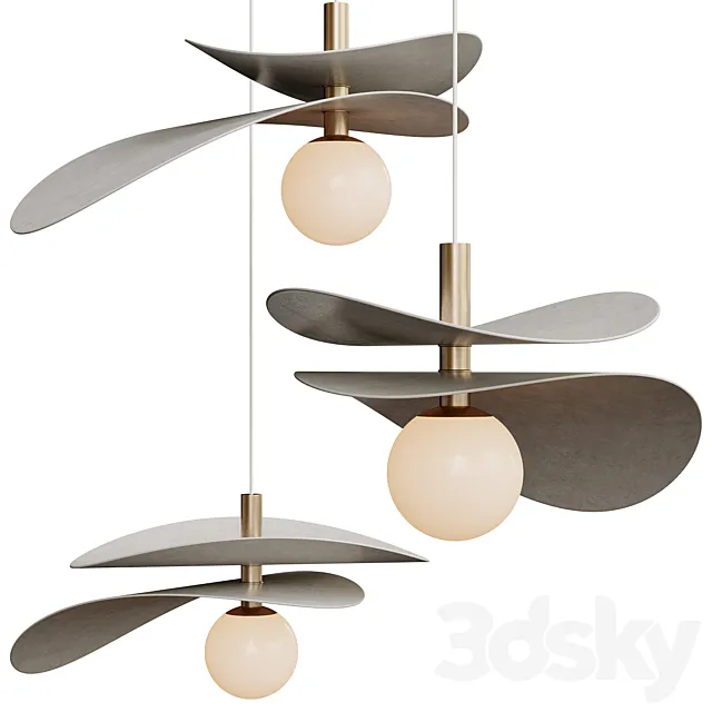 Luciole Ceramic Pendant 3D Model