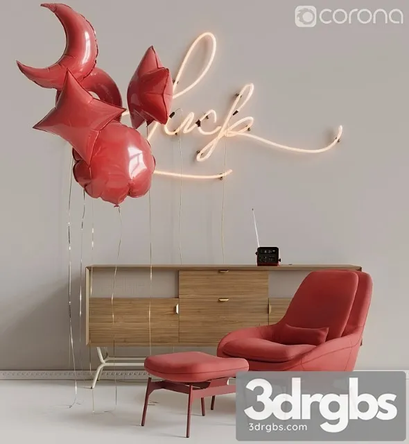 Luck Set 2 3D Model Free