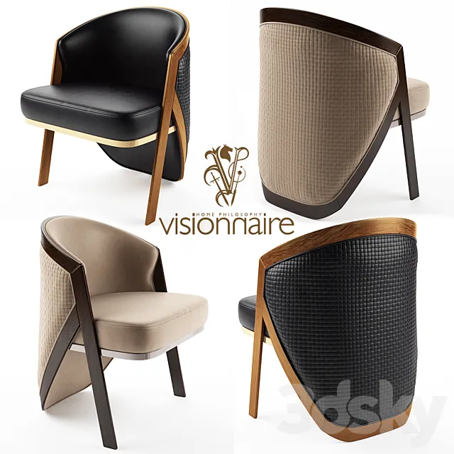 Lucky chair - Visionnaire Home Philosophy 3D Model