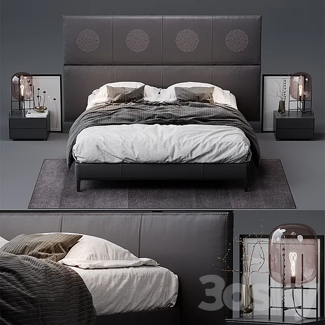 Lucrezia - Erik B & B Italia Maxalto Bed 3DModel