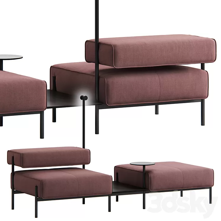 Lucy Sofa by OFFECCT 3D Model