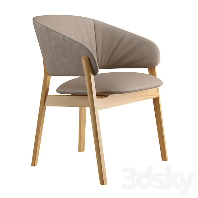 Lugano Dining Chair 3D Model