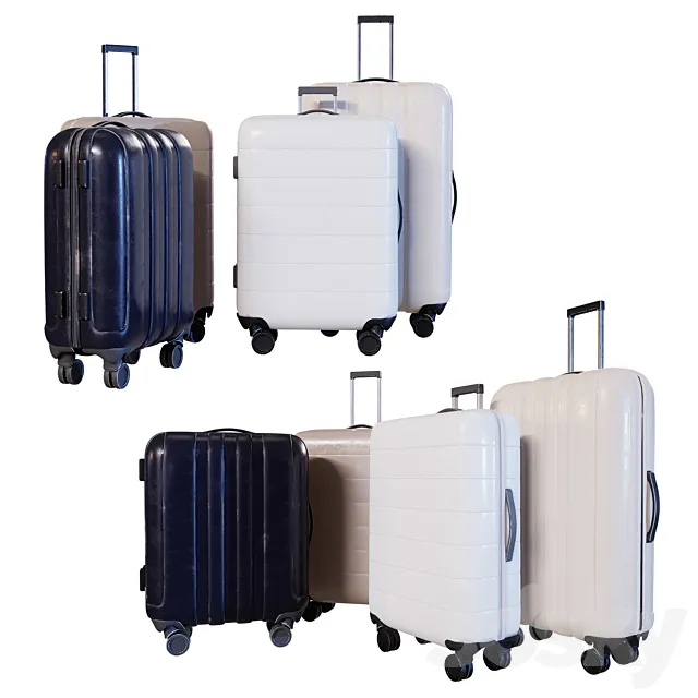 Luggage Set 3DModel