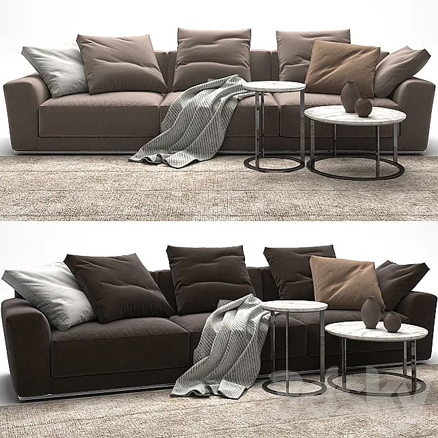 Luis Sofa - B & B Italia 3D Model