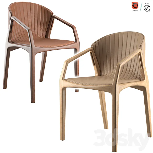 Luisa Armchair By Estudiobola 3D Model