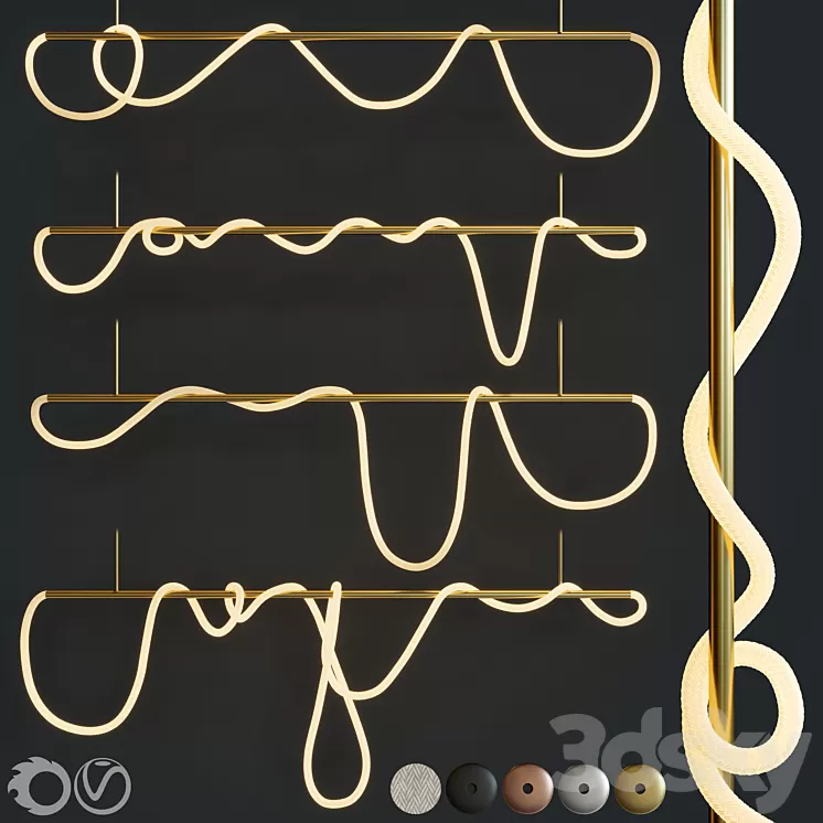 luke lamp tracer bar 3D Model