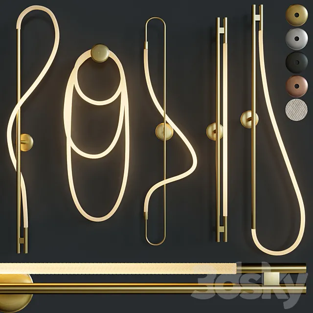 luke lamp wall light 3D Model