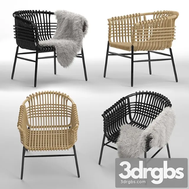 Lukis chair by abie abdillah 2 3D Model Download