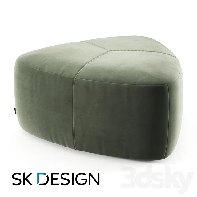 Lull Medium pouf 3DModel