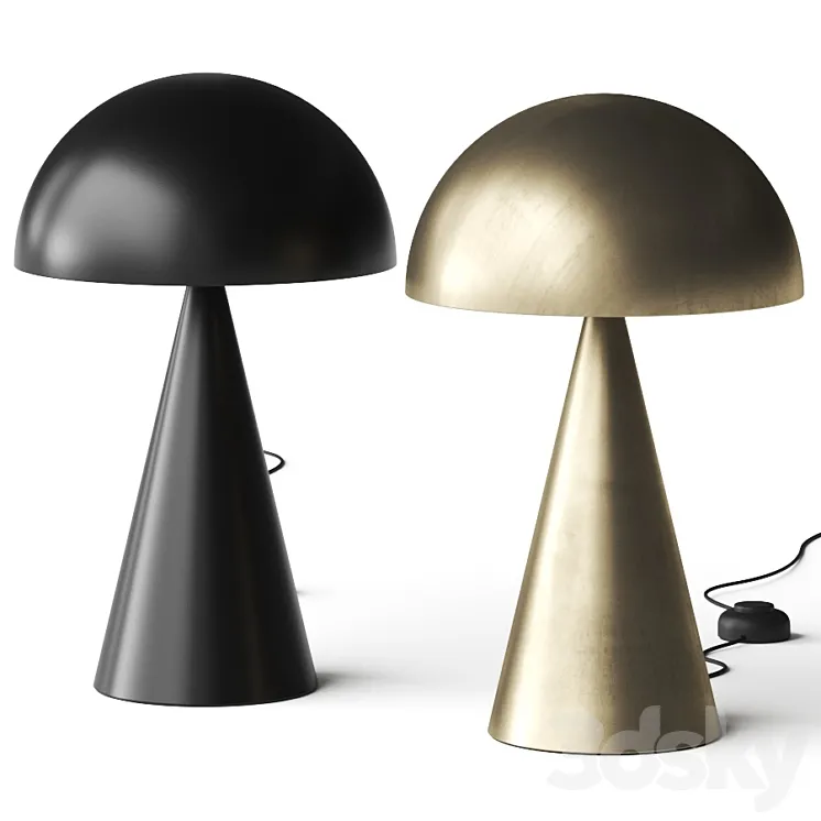 Lulu and Georgia Arc Table Lamp 3D Model Free