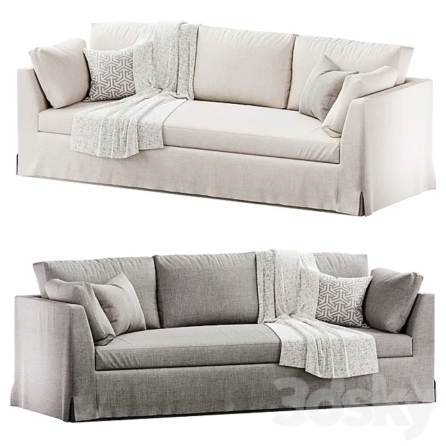 Lulu and Georgia “Coen Slipcover Sofa” 3D Model