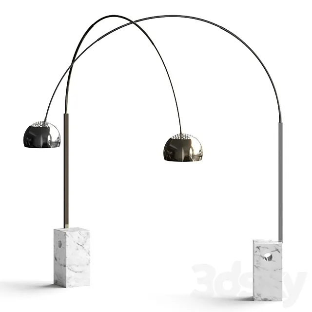 Lulu and Georgia Cole Flos Arco Floor lamp 3D Model
