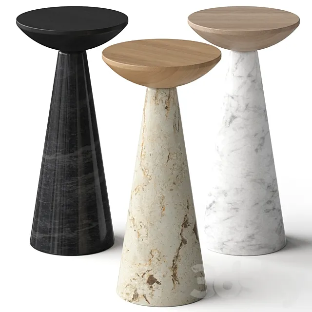 Lulu and Georgia Killian Round Side Table 3D Model