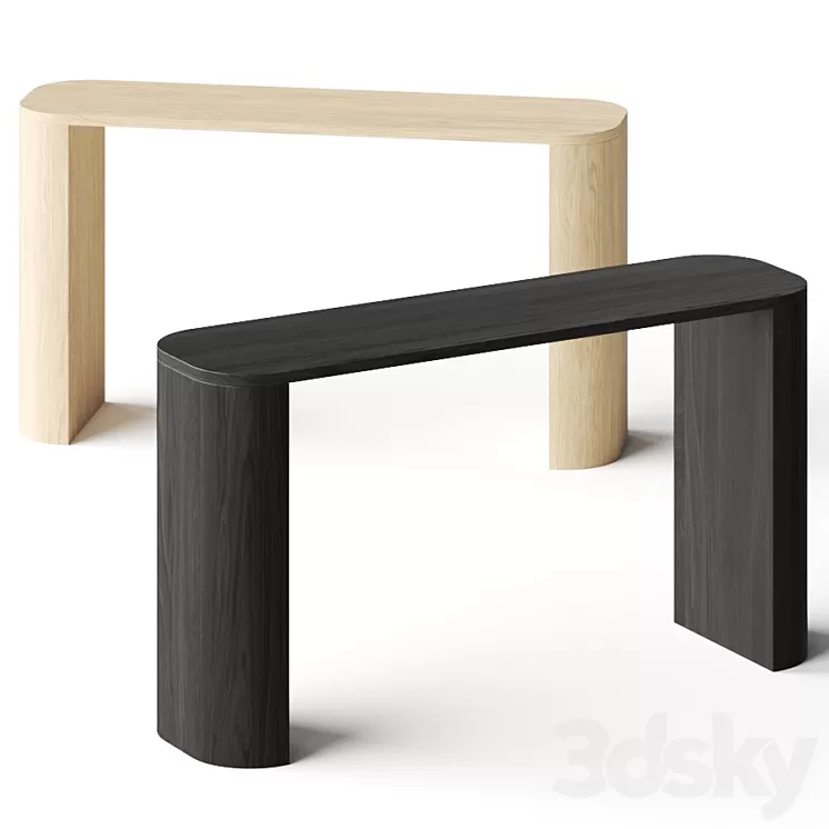 Lulu and Georgia Luna Console Table 3D Model
