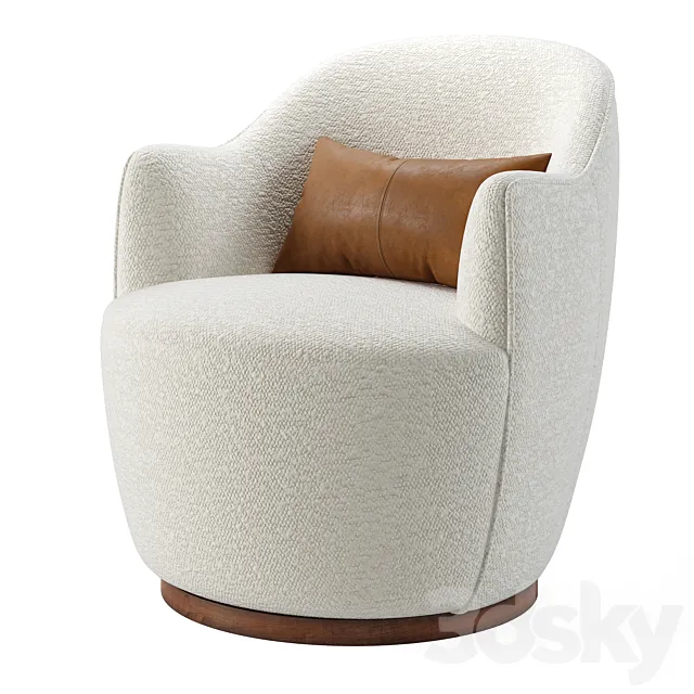 LULU and GEORGIA. MARGIE SWIVEL CHAIR. 3DModel