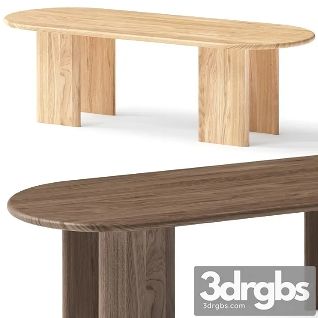 Lulu and georgia nausica oval dining table